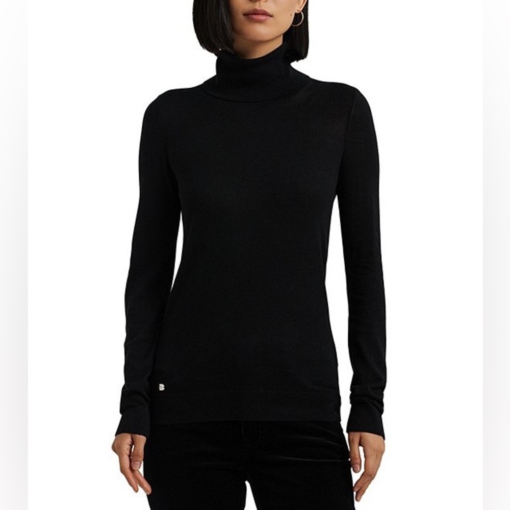 Lauren Ralph Lauren Black Turtleneck Sweater